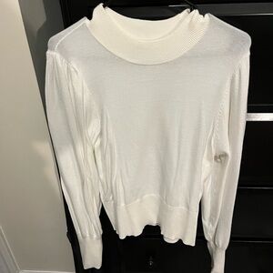 Express white sweater